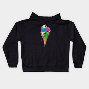 Face melt Kids Hoodie